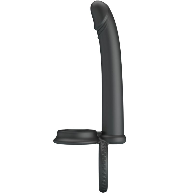 PRETTY LOVE - DILLION DOUBLE PENETRATION DOUBLE COCK RING BLACK - 1