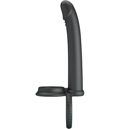 PRETTY LOVE - DILLION DOUBLE PENETRATION DOUBLE COCK RING BLACK - 1