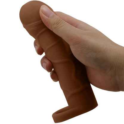 PRETTY LOVE - BUNION PENIS SLEEVE WITH 2.5 CM EXTENSION MULATTO - 4