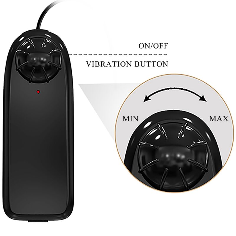 BAILE - BAHAMUT VIBRATORE REALISTICO 21,8 CM CARNE TELECOMANDO