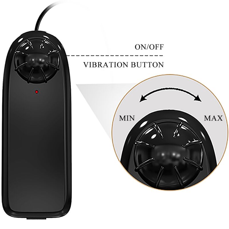 BAILE - CATOBLEPAS REALISTIC VIBRATOR 20.6 CM FLESH REMOTE CONTROL - 1