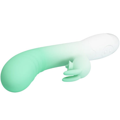 PRETTY LOVE - CERBERUS RABBIT VIBRATOR 3O VIBRATIONS GREEN - 7
