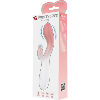 PRETTY LOVE - BRIGHTY G-SPOT VIBRATOR + CLITORIS STIMULATOR 30 VIBRATIONS PINK - 1
