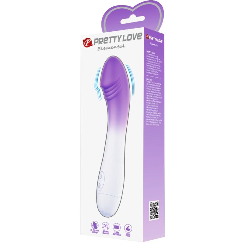 PRETTY LOVE - ELEMENTAL G-SPOT VIBRATOR 30 VIBRATIONS PURPLE - 5