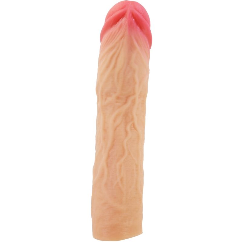 PRETTY LOVE - DEREK PENIS SHEATH WITH EXTENSION 3" FLESH