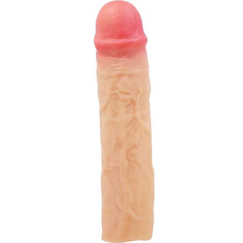 PRETTY LOVE - DEREK PENIS SLEEVE WITH 7.6 CM EXTENSION FLESH - 5