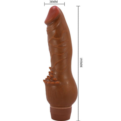 BAILE - BARBARA REALISTIC VIBRATOR 19.5 CM MULATTO - 2