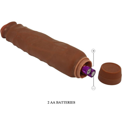 BAILE - JACK REALISTIC VIBRATOR 26 CM MULATTO - 4