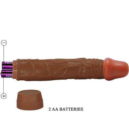 BAILE - BOB REALISTIC VIBRATOR 22.5 CM MULATTO - 1