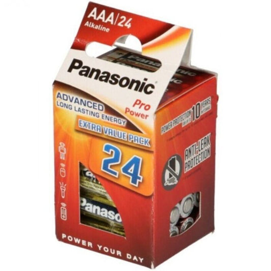 PANASONIC - PRO POWER ALKALINE AAA BATTERY LR03 PACK*24 - 1