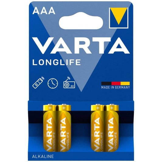 VARTA - LONGLIFE ALKALINE AAA BATTERY LR03 BLISTER*4 - 1