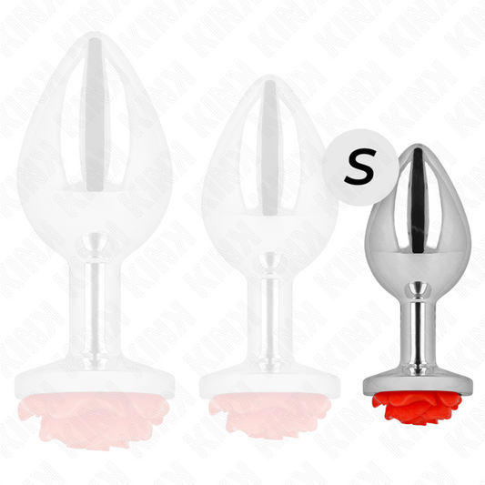 KINK - PLUG ANAL ROSE RED SIZE S - 1
