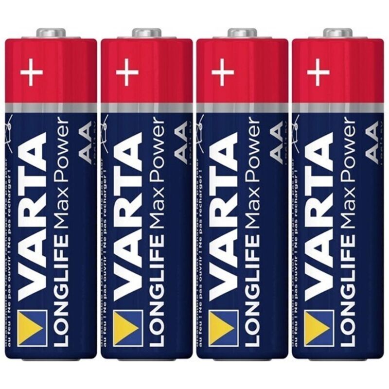 VARTA - MAX POWER ALKALINE AA LR6 RETRACTABLE BATTERY*4 - 1