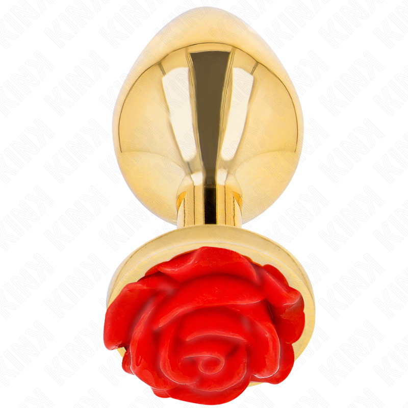 KINK -  PLUG ANAL GOLD ROSE RED SIZE L - 5