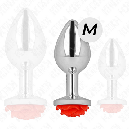 KINK - PLUG ANAL ROSE RED SIZE M - 5