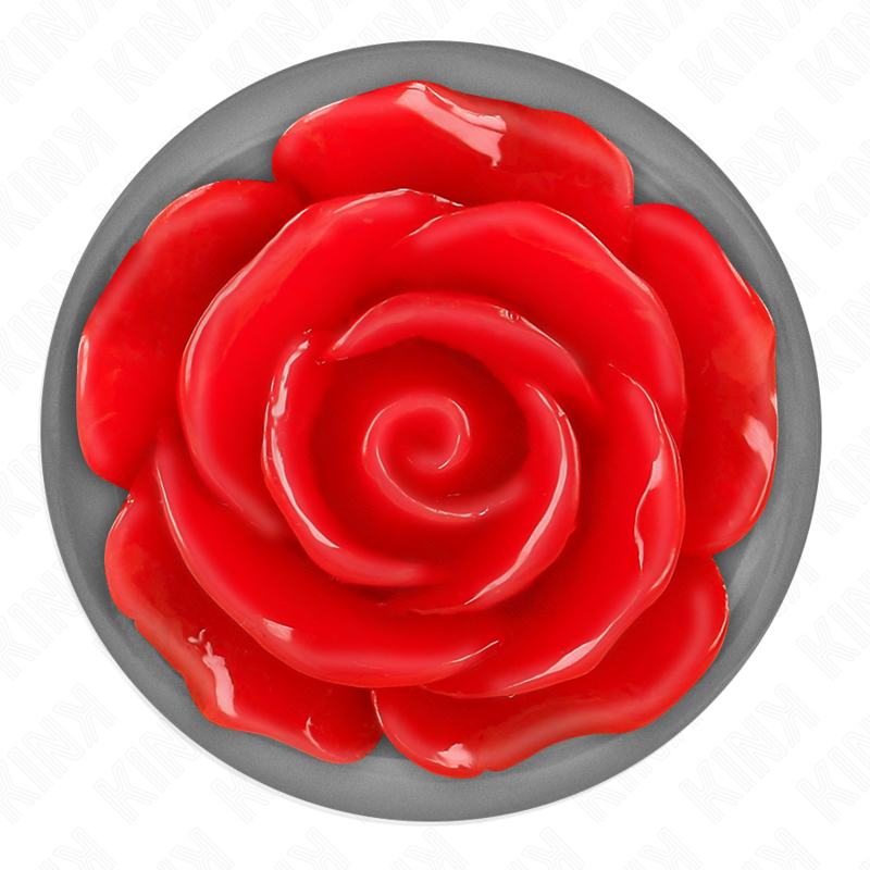 KINK - PLUG ANAL ROSE RED SIZE M - 1