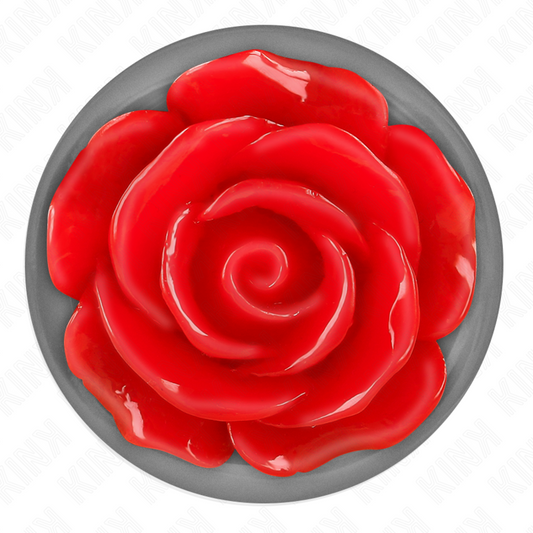 KINK - PLUG ANAL ROSE RED SIZE M - 1