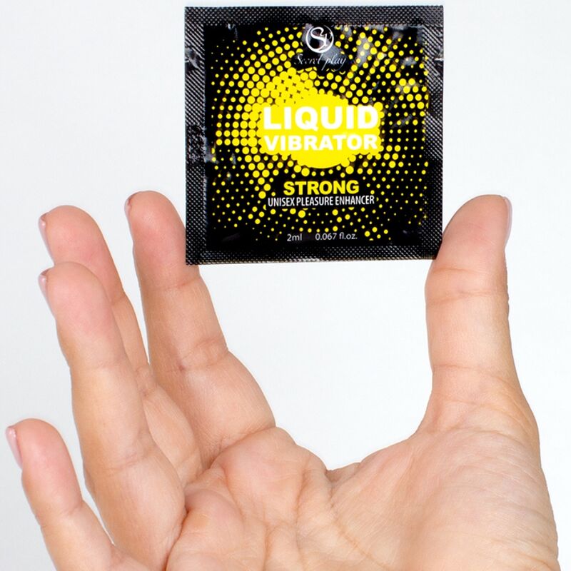 SECRETPLAY - SINGLE DOSE VIBRATOR STRONG LIQUID 2 ML