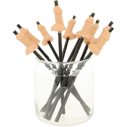 DIABLO PICANTE - BAG OF 10 NATURAL PENIS STRAWS - 4