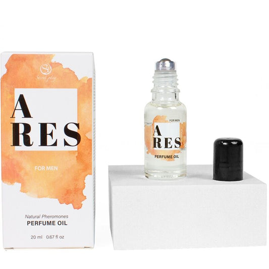 SECRETPLAY - ARES PROFUMO NATURALE AI FEROMONI IN OLIO PER UOMO 20 ML