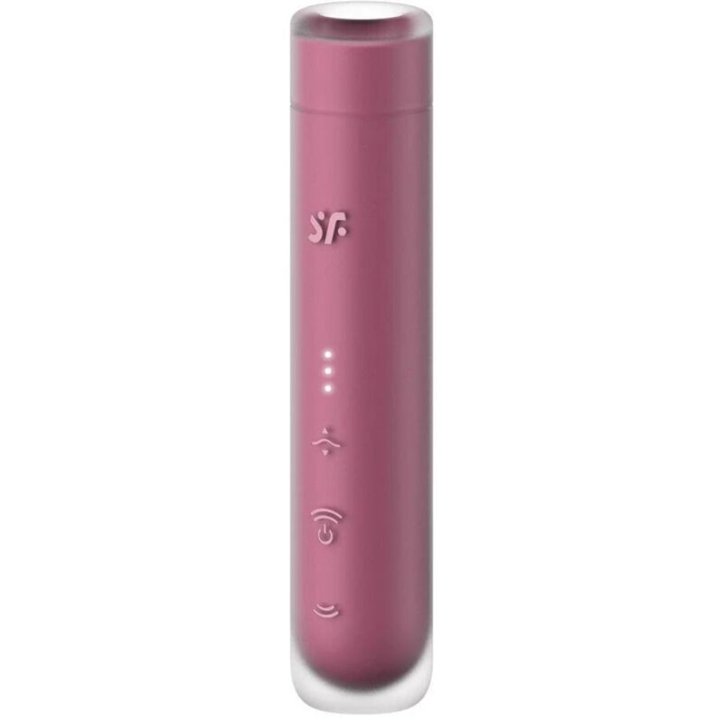SATISFYER - FIRST KISS WAVE CLITORIS STIMULATOR GARNET - 1