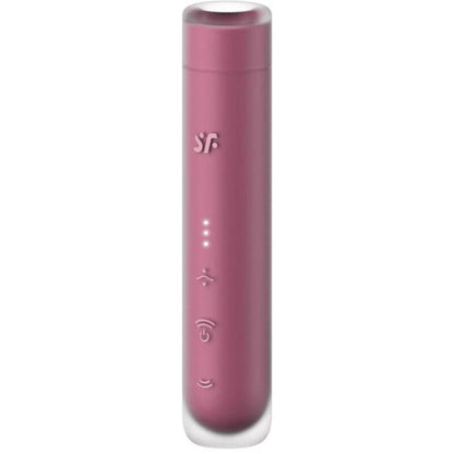 SATISFYER - FIRST KISS WAVE CLITORIS STIMULATOR GARNET - 1
