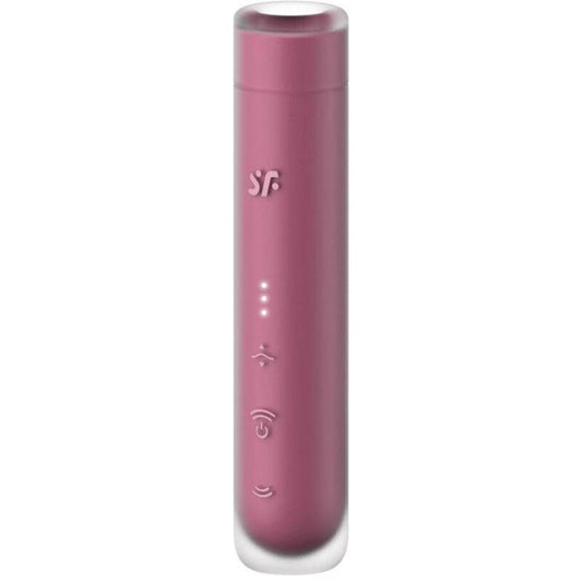 SATISFYER - FIRST KISS WAVE CLITORIS STIMULATOR GARNET - 1