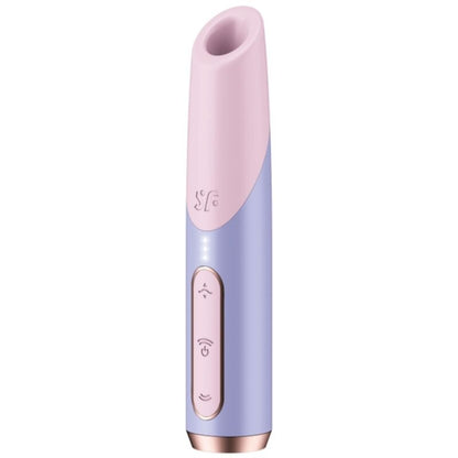 SATISFYER - BOLD KISS WAVE CLITORIS STIMULATOR PINK / VIOLET - 1