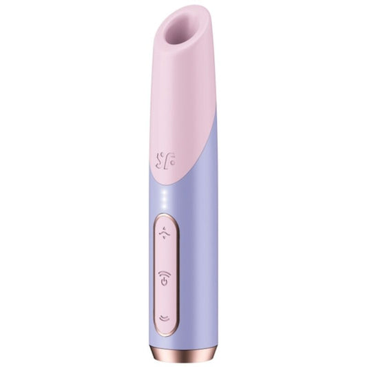 SATISFYER - BOLD KISS WAVE CLITORIS STIMULATOR PINK / VIOLET - 1