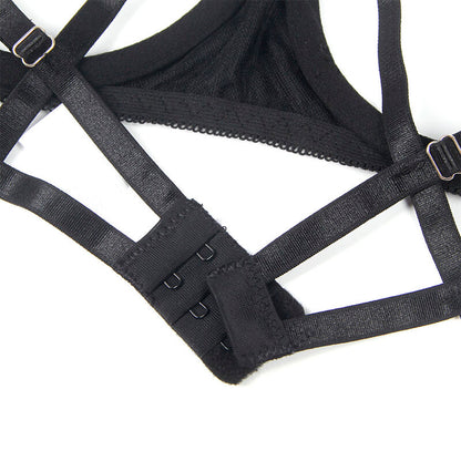 SUBBLIME - 955205 BRA SET WITH ADJUSTABLE BLACK BOW L/XL - 11