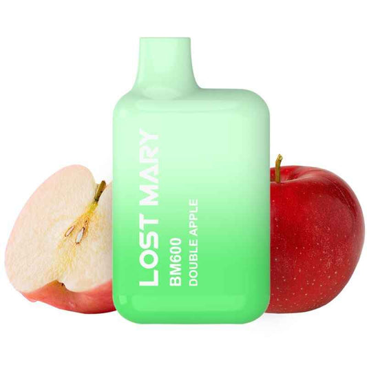 LOST MARY - BM600 NICOTINA VAPER 2% MONOUSO DOPPIA MELA