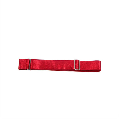 SUBBLIME - 955397 DRESS WITH BURGUNDY LEATHER STRAPS S/M - 10