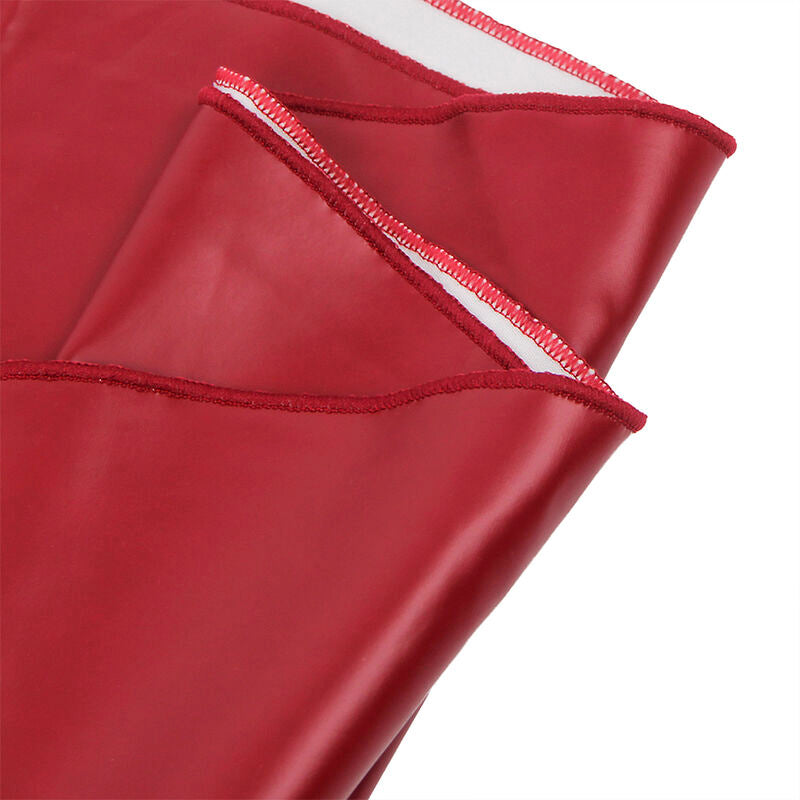 SUBBLIME - 955403 DRESS WITH BURGUNDY LEATHER STRAPS L/XL - 9