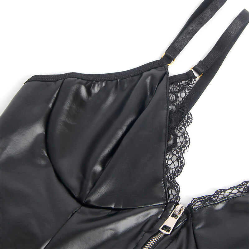 SUBBLIME - 955465 BLACK LEATHER ZIPPER BODY L/XL - 6