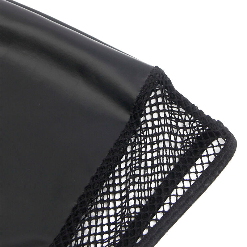 SUBBLIME - 955489 HIGH-NECK DRESS WITH TRANSPARENT INSERT BLACK L/XL