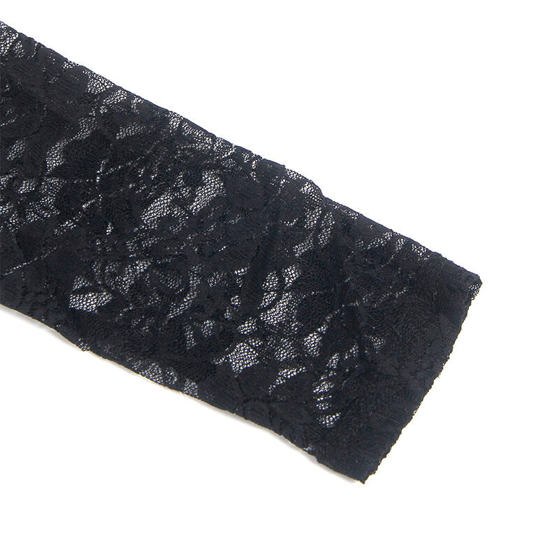 SUBBLIME - 955601 ROBE À MANCHES LONGUES AVEC DENTELLE NOIRE L/XL