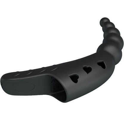 PRETTY LOVE - JORDIN FINGER VIBRATOR 10 VIBRATIONS BLACK - 5