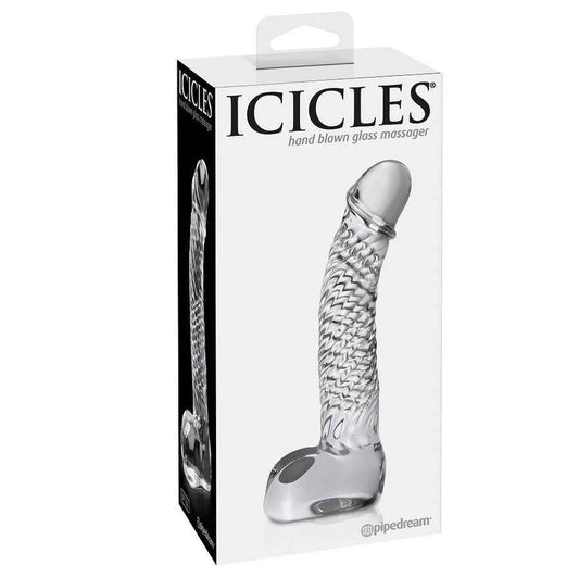 ICICLES - MASSAGGIATORE DI CRISTALLO N. DI 61 - Secretroomsexyshop