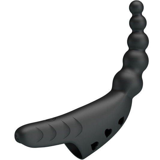 PRETTY LOVE - JORDIN FINGER VIBRATOR 10 VIBRATIONS BLACK - 1