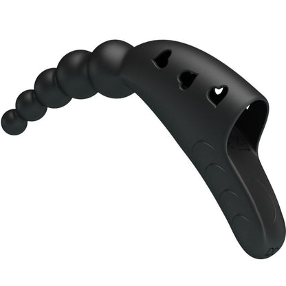 PRETTY LOVE - JORDIN FINGER VIBRATOR 10 VIBRATIONS BLACK - 4