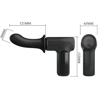 PRETTY LOVE - DJ DOCTOR MASSAGER 5 SETTINGS BLACK - 3