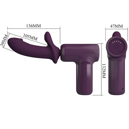 PRETTY LOVE - DJ SCHOLAR MASSAGER 5 SETTINGS PURPLE - 1