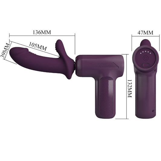 PRETTY LOVE - DJ SCHOLAR MASSAGER 5 SETTINGS PURPLE - 1