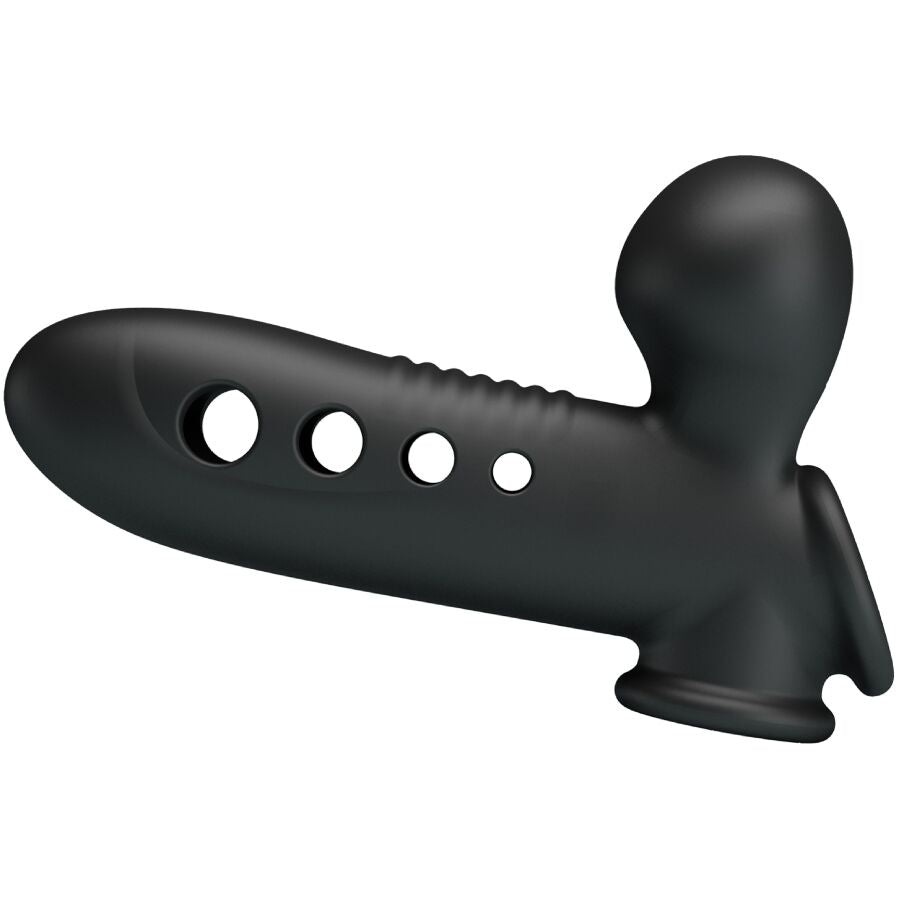 PRETTY LOVE - CRANE PENIS SLEEVE WITH AIRBAG BLACK - 1