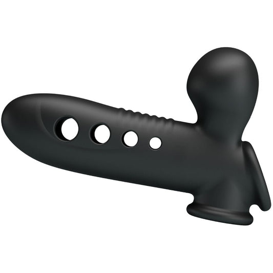 PRETTY LOVE - CRANE PENIS SLEEVE WITH AIRBAG BLACK - 1