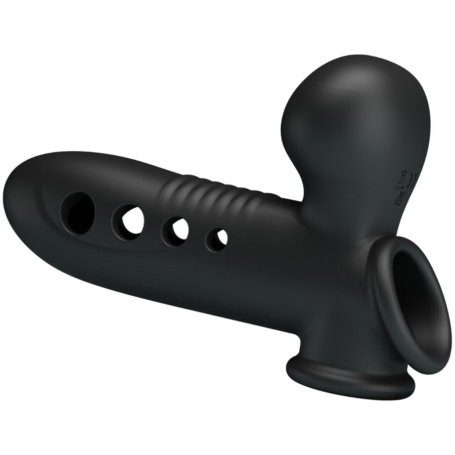 PRETTY LOVE - CRANE PENIS SLEEVE WITH BLACK AIRBAG