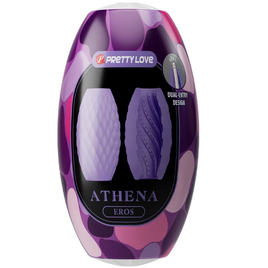 PRETTY LOVE - ATHENA EROS SILICONE MALE MASTURBATOR PURPLE - 3