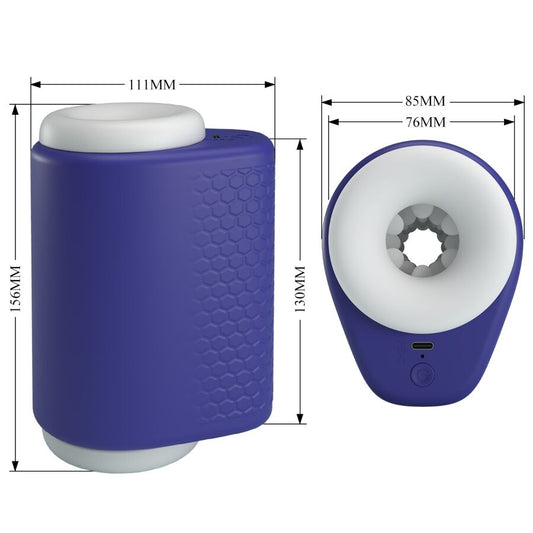 PRETTY LOVE - DJ LADY MALE MASTURBATOR WITH 5 VIBRATION SETTINGS PURPLE