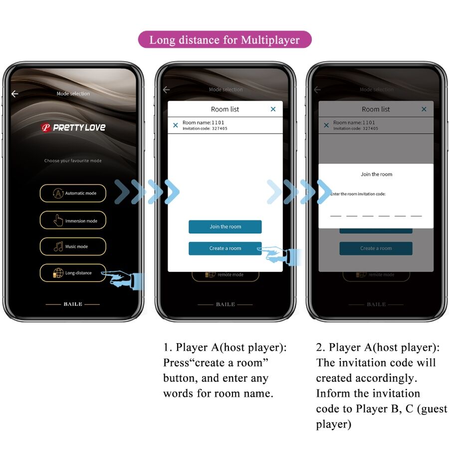PRETTY LOVE - LEVIATHAN PURPLE APP-CONTROLLED VIBRATOR