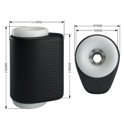 PRETTY LOVE - DJ GIRL MALE MASTURBATOR WITH VIBRATION 5 SETTINGS NEGRO - 1